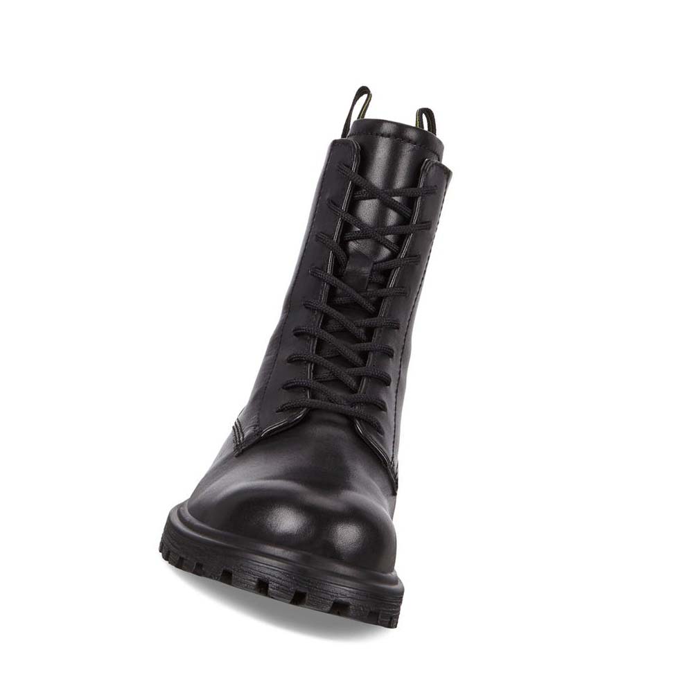 Women's Ecco Tredtray High Cut Boots Black | USA 52DFM